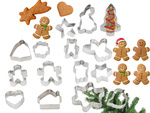 Emporte-pièces pour pain d'épice biscuits de noël 15 pcs. A cuire