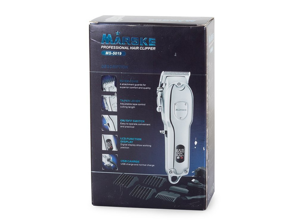 Lcd cordless shaver