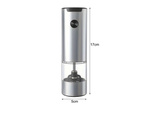 Electric salt and pepper grinder with adjustable coarseness control