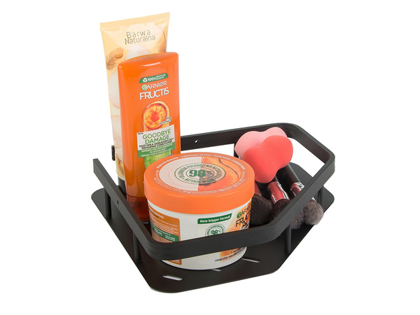 Fürdőszoba sarokpolc zuhanyzóhoz loft függőkhöz