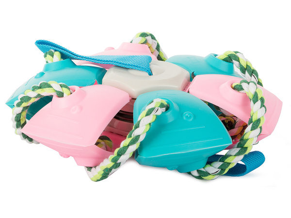 Suņu rotaļlieta frisbijs bumba lidojošais disks košļājamā rotaļlieta