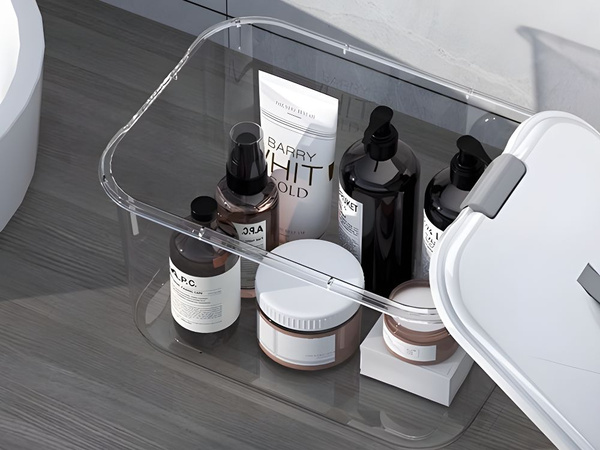 Storage container with lid handle closure large capacity 20l