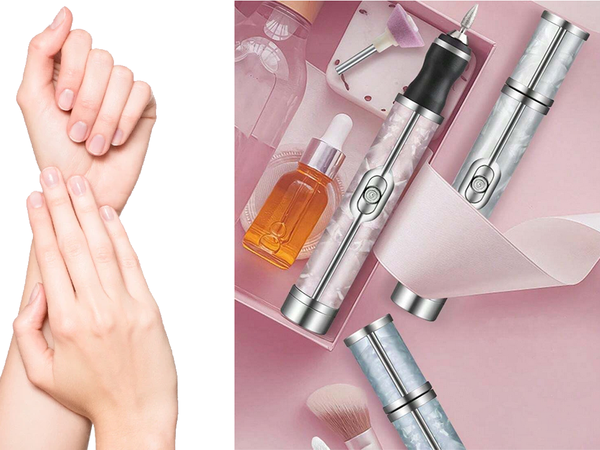 Frézka na nechty manikúra pedikúra frézy sada usb dobíjateľná batéria