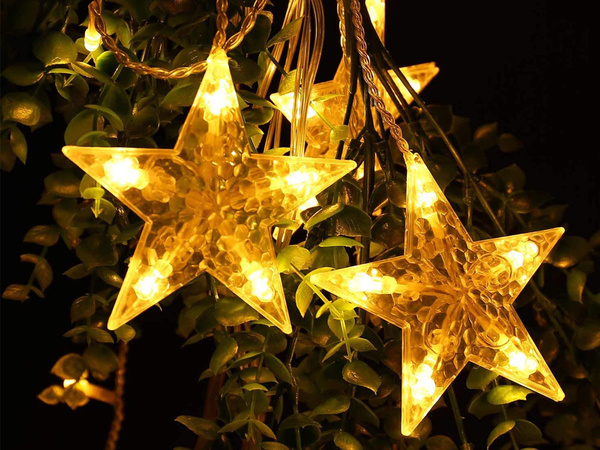 Lights garland stars light curtain 138 led