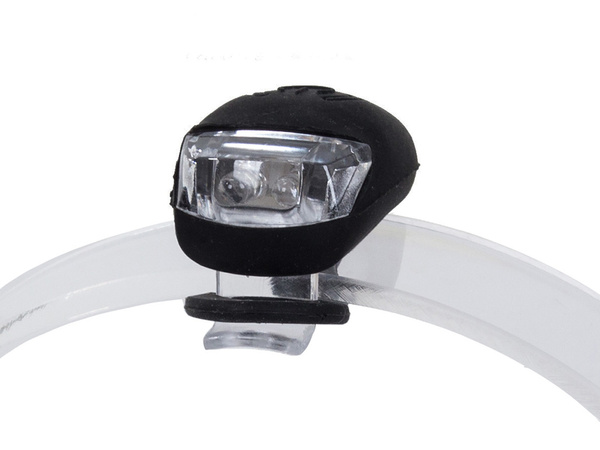 Bike light 2 led-uri front light 2pcs silicone water resistant