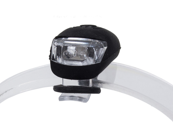 Bike light 2 led front light 2pcs silicone water resistant