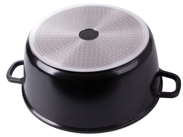 Pot with aromatizer for spices for induction cooking gas large 8l