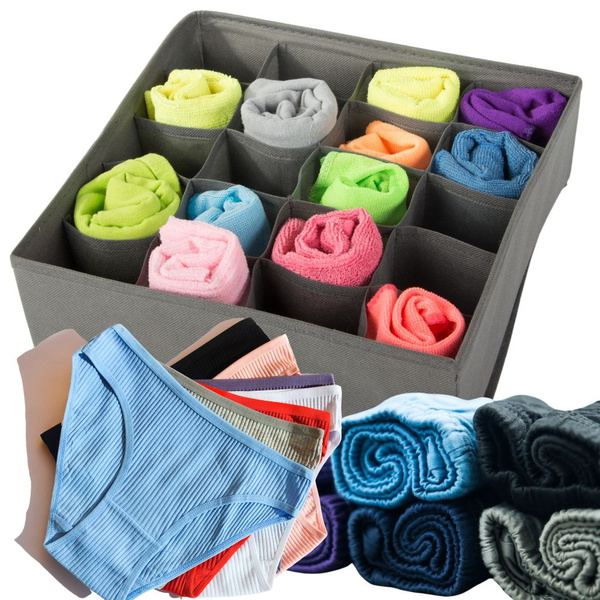 Organisateur de sous-vêtements chaussettes tiroir armoire insert 20 compartiments
