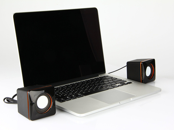 Počítačové reproduktory pc 2.0 jack napájení usb