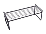 Metal shelf single tier kitchen organiser stand black for the kitchen