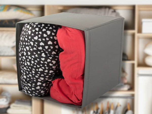 Ящик-органайзер для одежды белья гардеробный контейнер большой