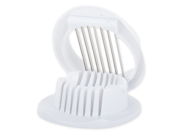 Boiled egg slicer for slicing eggs