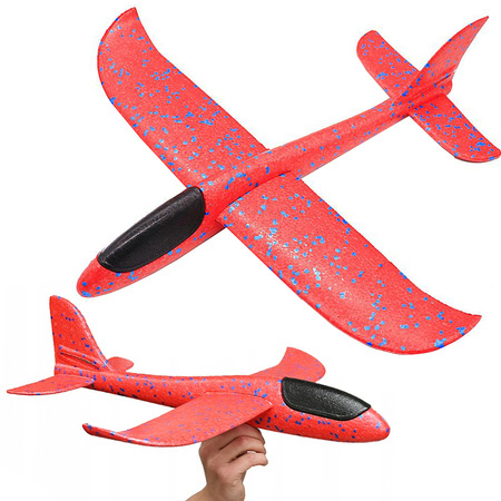 Styropian shield aircraft large from styropian 47cm red