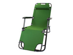 Garden sun lounger beach folding cushion reinforced soft