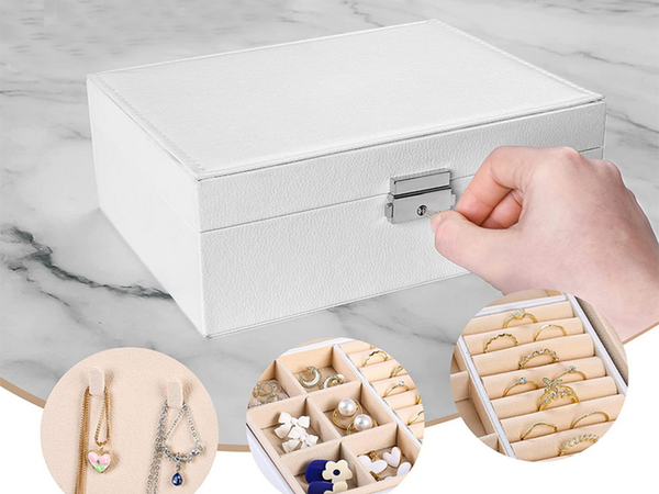 Organizátor rakvy šperkovnica elegantný box na kľúče