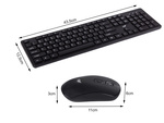 Tastatur und maus kabelloses mausset silent numeric usb