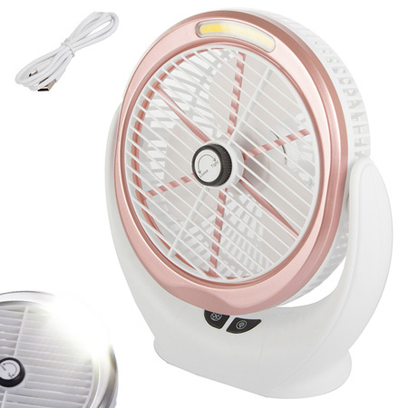 Ventilator de birou fără fir ventilator de birou fără fir lumină led reîncărcabilă