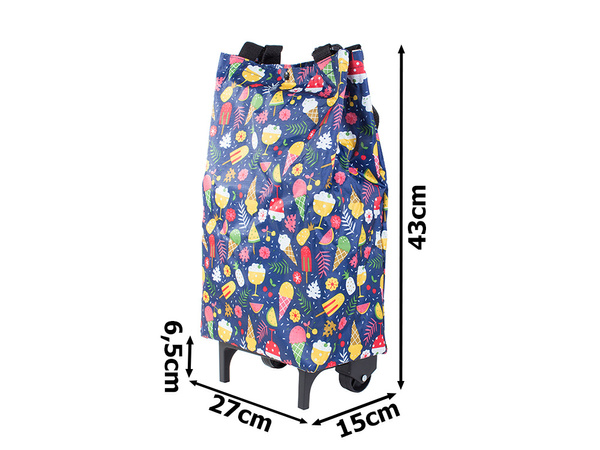 Shopping bag shopping trolley with wheels folding shopping bag