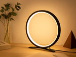 Nachtlampe tischlampe rund ring farbe kalt warm neutral regulierung