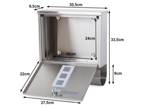 Letterbox newspaper mail with tube steel