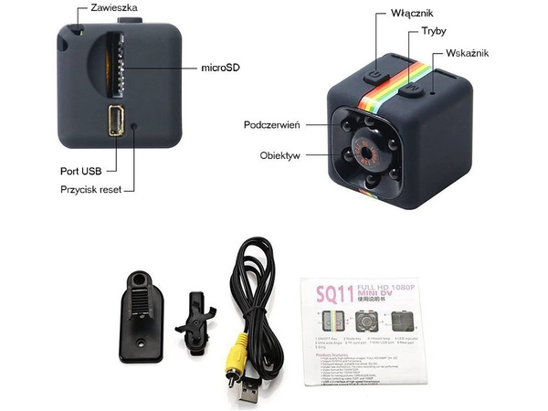 Mini webcam spion full hd ir