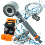 Tragbare elektrische reisedusche usb-pumpe camping auto