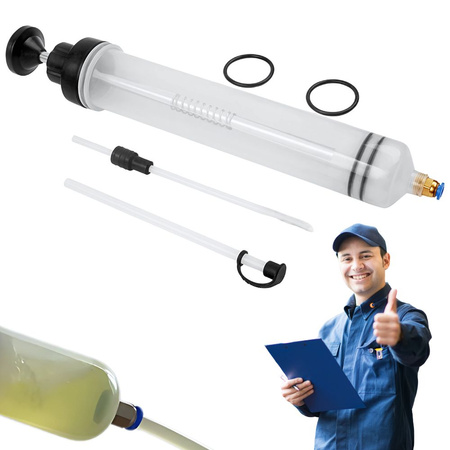 Õli süstal vedelikueemaldaja 200ml service manual workshop syringe