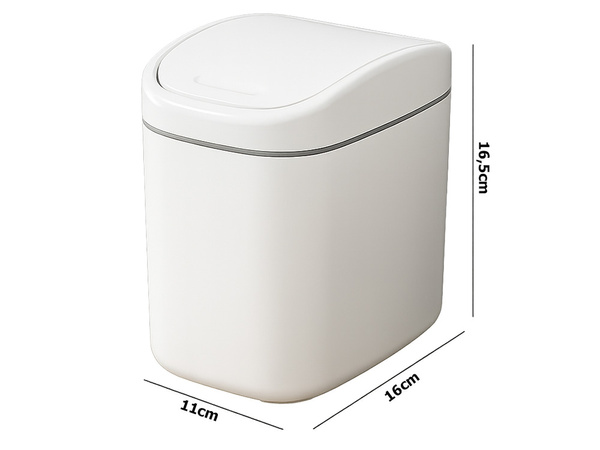 Coș de gunoi mini pentru baie container cu capac 2 l