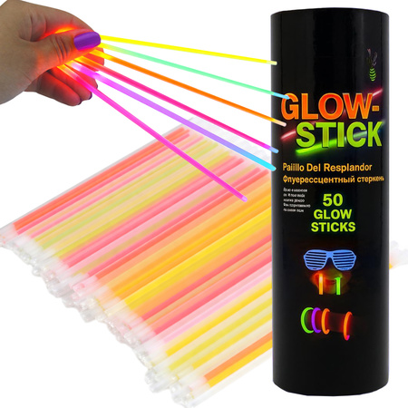 NÁRAMKY SVÍTÍCÍ PÁSKY FLUORESCENČNÍ TYČINKY SVÍTÍCÍ TYČINKY NAROZENINY