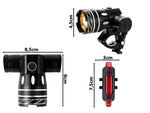 Feux de vélo led t6 set avant arrière
