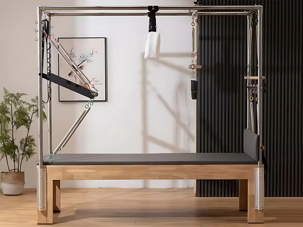 PILATES EXERCISE BED REFORMER FITNESS TRAINING DEVICE