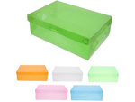 Schuhkarton schuhkarton organiser mehrfarbig transparent 10 stück