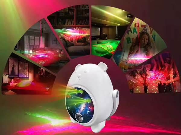 Proiector urs lumină de noapte a condus proiector laser universal telecomandă