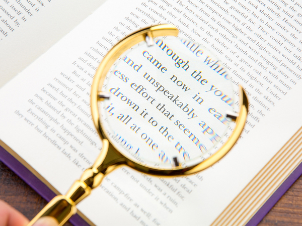 Leselupe handlupe goldvergrösserung 6x