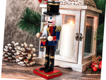 Figurine de noël décorative en bois de soldat casse-noisette cadeau