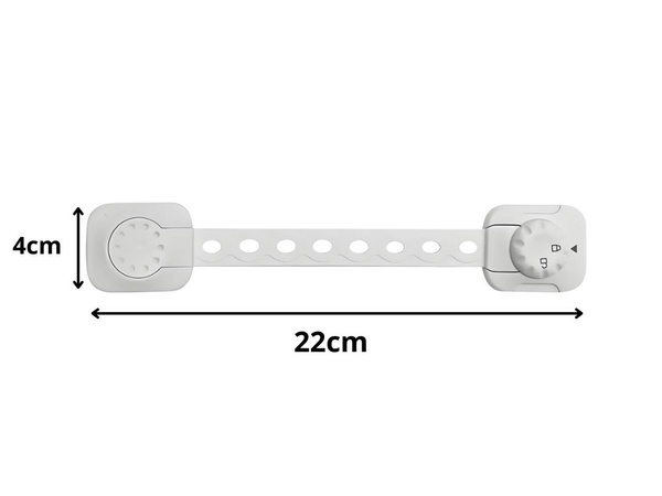 Zámka na zabezpečenie skríň, zásuviek, nábytkových zámkov a dverí pred deťmi