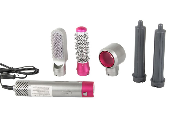 Plaukų džiovintuvas plaukų priežiūros rinkinys 5v1 keičiamieji antgaliai plaukams