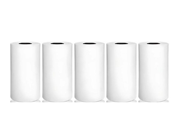 5pc recambio de papel térmico para mini impresora térmica printś 55mm 5 rollos