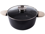 Pot with aromatizer for spices for induction cooking gas large 8l