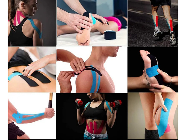 Kineziológiai tape tejpy tejp plasters kinesiotaping sports pro 5m