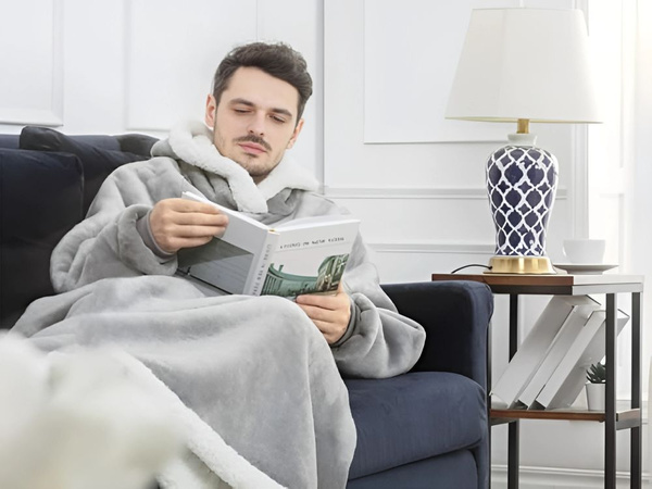 Soe dressipluus tekk suur ülisuur paksu pehme kapuutsiga hommikumantel pikk xxl