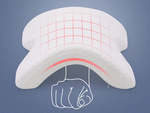 Oreiller orthopédique avec emmanchure pour le sommeil mémoire blanc arche