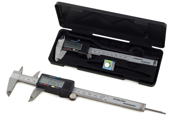 Elektronický digitální posuvný měrka l150 lcd metal