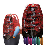 Șemineu ceramic parfumat cascadă tămâie aromaterapie + 10 fitiluri