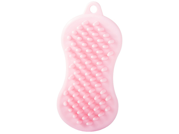 Brosse éponge lavante pour le massage de la tête et du corps