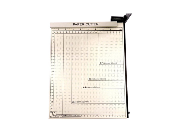 Paper-cutting guillotine metal measure b7-a4