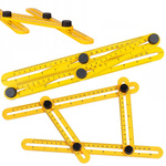 Bevel multifunction templater ruler angle measure