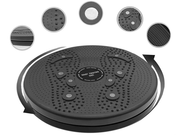 Rotējošais grozāmā ierīce vingrinājumu fitnesa pēdu masāžai ar 360 cilnēm ar magnētiem