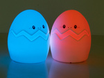 Vaikų naktinė šviesa led kiaušinis rgb nuotolinio valdymo pultas usb