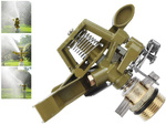 Arroseur de pelouse en métal à pulsation rotative 360